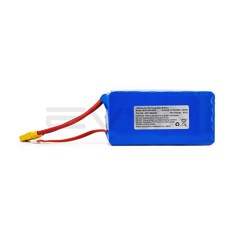Li-ion Battery Pack 21.6V 15Ah 21700 6S3P with AMASS XT90 for UAV FPV ...
